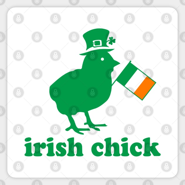 IRISH CHICK Sticker by LILNAYSHUNZ